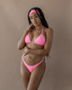 ariana bikini - matching headband-neon pink headband-bikini block 