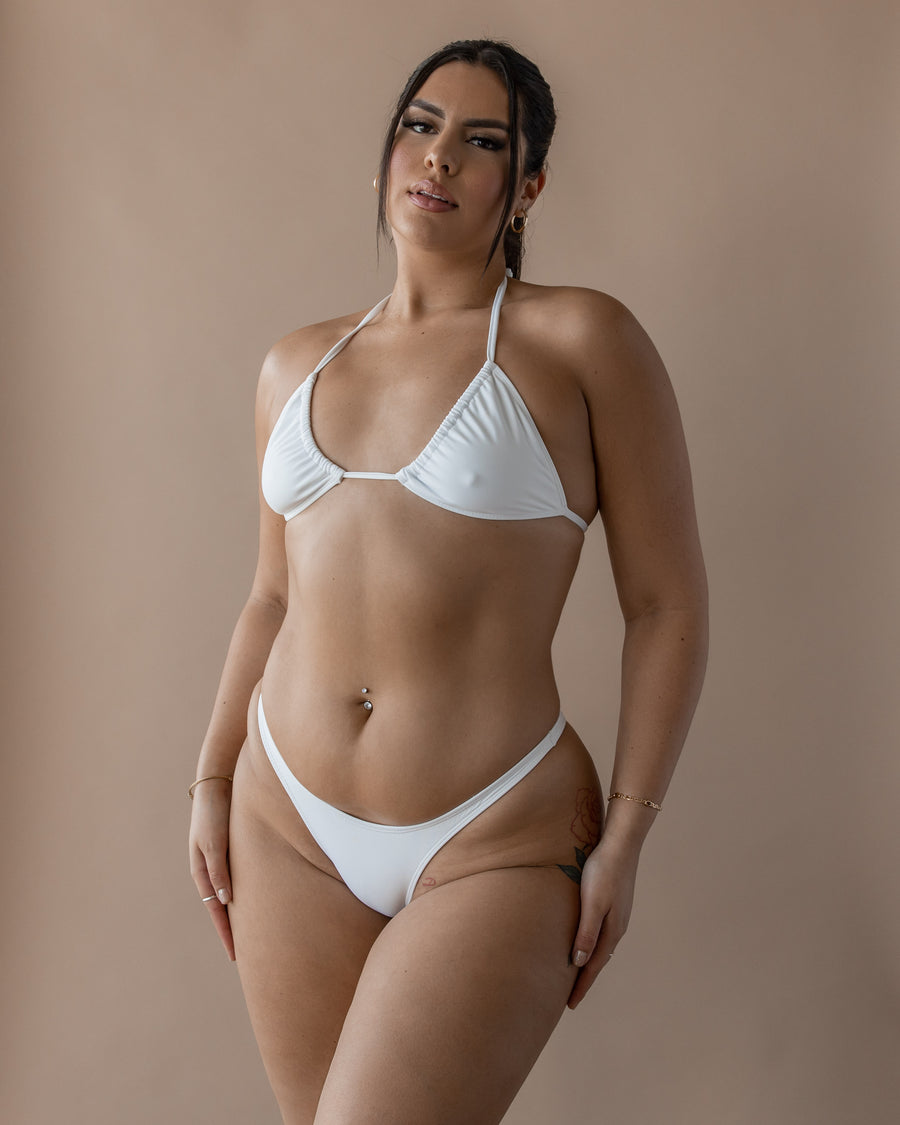 ashley marie bikini - bikini bottom - white bikini - high quality bikini - bikini block